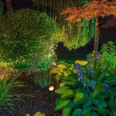 Monster Smart 4-Piece RGBW Outdoor LED Spotlights with Voice Control