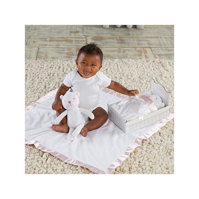 Baby Aspen Beary Sleepy Plush Plus Blanket for Baby - Pink | BA12055PK, 1 of 7