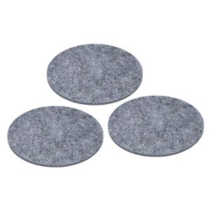 Unique Bargains Adhesive Anti-Slip Felt Floor Pads for Lamp Bases 3 Pcs - 1 of 3
