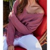 Women's Frayed Sweater - Mainstrip - 2 of 4