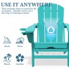 Hyleory 3-Level Adjustable Patio Accent Chair with Retractable Ottoman, Cup & Phone Holders - 4 of 4