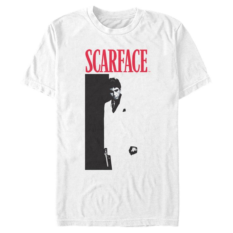 Men's Scarface Classic Poster T-Shirt, 1 of 7