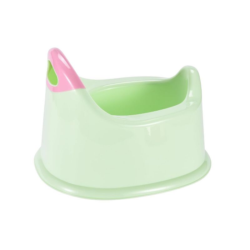 Childlike Behavior Potty Chair Comfortable and Fun Toilet Training Seat for Toddlers, Green, 2 of 4