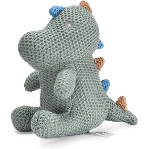 CHILDLIKE BEHAVIOR 8.6'' x 7.8'' Dinosaur Stuffed Animal, Gray - 1 of 4