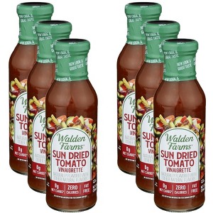 Walden Farms Calorie Free Sun Dried Tomato Vinaigrette - Case of 6 - 12 fl oz - 1 of 2