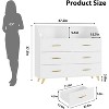 6-Drawer Dresser with Charging Station - Freestanding Storage Cabinet for Bedroom Living Room - 2 of 4