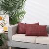 Unique Bargains Festive Plaid Scottish Tartan Pillow Covers 2 Pcs - 3 of 4