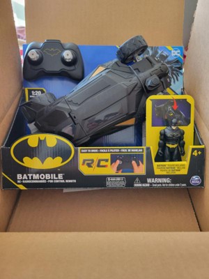 Batmobile Radiocommandée et Figurine Batman 10 cm Spin Master