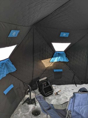 Clam X600 Thermal Hub Shelter, The Fishin' Hole