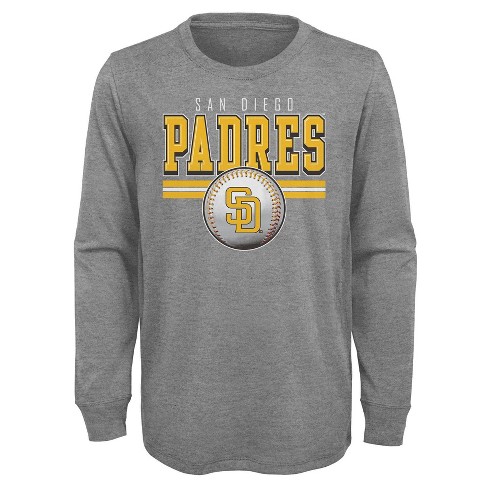 MLB San Diego Padres Boys' Long Sleeve T-Shirt - XS
