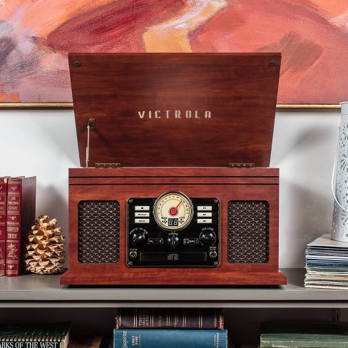 Victrola 4-in-1 shops Wooden Music Center