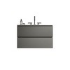 NicBex Floating Bathroom Vanity with Sink and Faucet Holes,Bathroom Sink Vanity with 2 Drawers,Oak/Walnut/White/Gray - 2 of 4