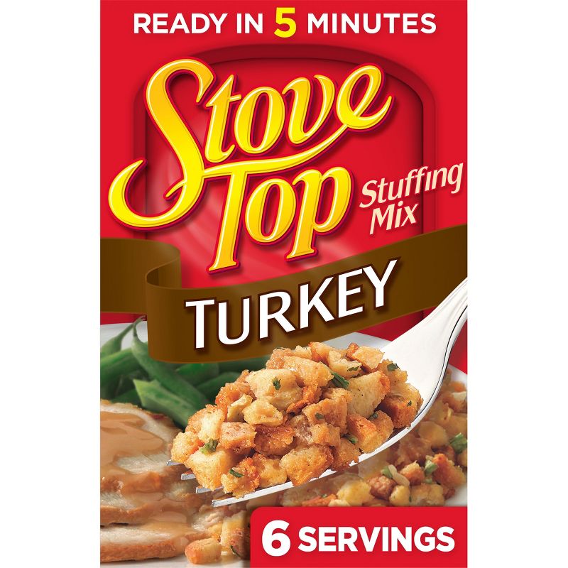 Stove Top Stuffing Mix for Turkey - 6oz, 1 of 14
