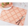 Saro Lifestyle Placemats With Laser-Cut Hemstitch Border (Set of 4) - 3 of 4