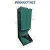 7 Gal Bear-Resistant Deer Feeder - Galvanized Steel Hanging Feeder w/ Locking Lid, Livestock Feeder for Farm - 2 of 4
