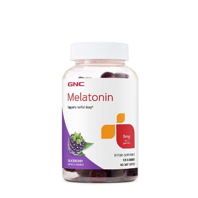 GNC Melatonin Gummies, Blackberry - 120 Gummies