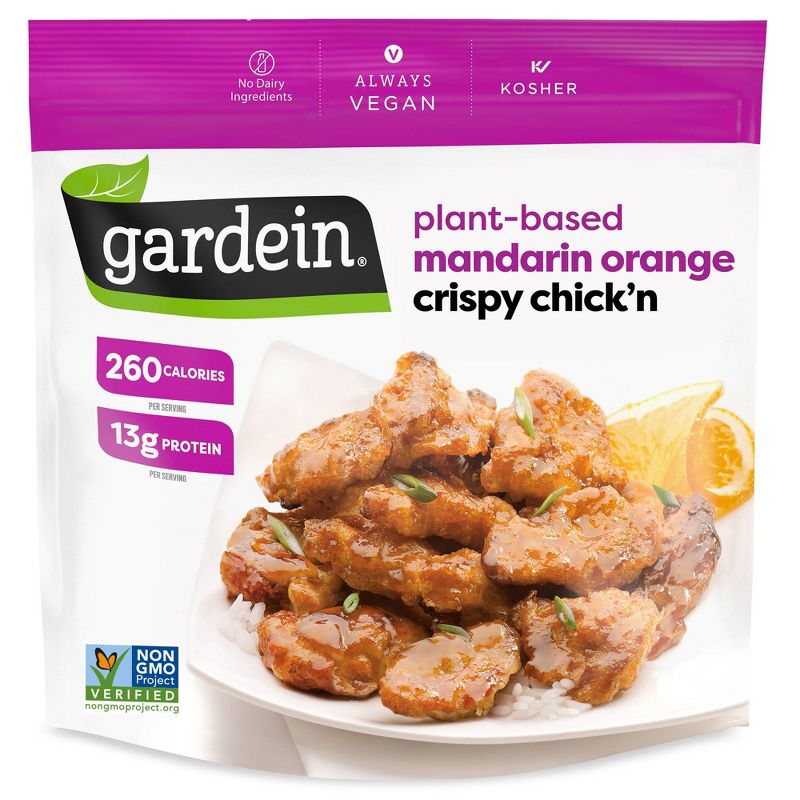 Gardein Vegan Plant-Based Frozen Mandarin Orange Crispy Chick&#39;n - 10.5oz, 1 of 7