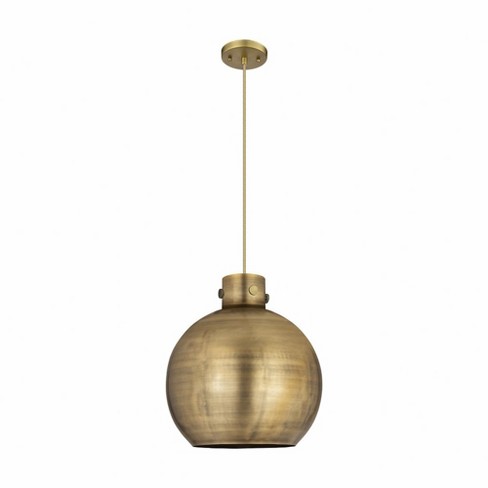 Innovations Lighting Newton Sphere 1 - Light Pendant In Brushed Brass ...