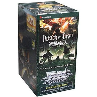 WEISS SCHWARZ Weiss Schwarz Attack on Titan CCG Volume 2 Booster Box (English Edition)