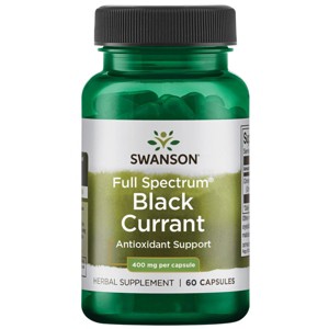Swanson Herbal Supplements Full Spectrum Black Currant 400 mg Capsule 60ct. - 1 of 2