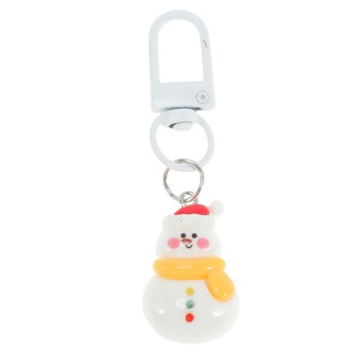 Unique Bargains Christmas Keychain Lobster Clasp Alloy Resin Colorful 1 Pc