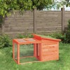vidaXL Rabbit Hutch - Brown - 3 of 4