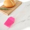 Unique Bargains Basting Brush 15g Small Translucent Handle Brush Color Block Dishwasher Safe Silicone PP 6.69"x1.18" 1Pcs - 2 of 4