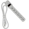 Westinghouse 28046 6 Grounded Outlet Holiday Surge Protector Indoor 2.5 Foot Cord White - 4 of 4