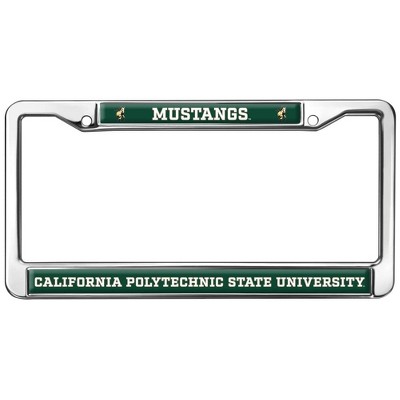 Cal Poly Mustangs Full Size Standard License Plate Metal Frame
