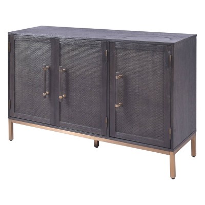 Sophia 3 Door Cabinet Antique Black - Hopper Studio : Target