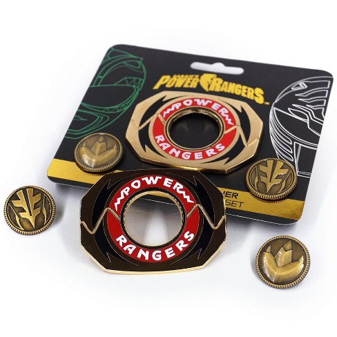 Power Rangers White-green Ranger Face off Official Men's