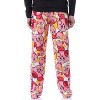 Seven Times Six Nintendo Kirby Video Game Men's Allover Character Pattern Pajama Pants Multicoloured - 3 of 3