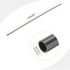 Unique Bargains High Impact Water Plumb Cable Sleeve PVC Rigid Round Pipes 20" Length - 2 of 4