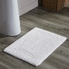 Lux Premium 100% Cotton Ultra-Soft Reversible Bathroom Rug-Durable Tufted Weave, Highly Absorbent Solid Pattern for Multipurpose use - 2 of 4
