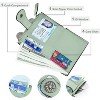 Acoinel Leather Wallets with Zipper Coin Pocket for Women - 2 of 4