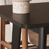 FUFU&GAGA Black Study Table: Elegant Design, Ample Storage, Durable Build - 4 of 4