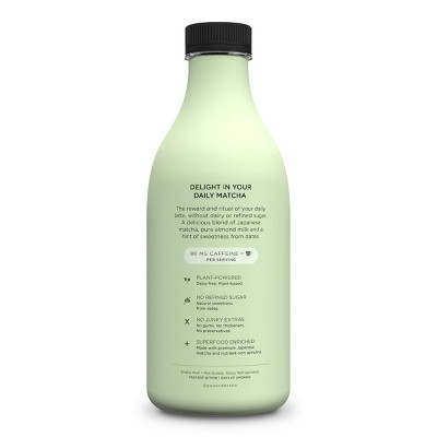 Pop & Bottle Matcha Almond Milk Latte - 32 fl oz
