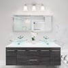 Designers Fountain Bronson 3 - Light Vanity in  Brushed Nickel - 3 of 4