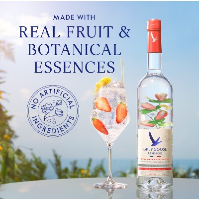 Grey Goose Essences Strawberry & Lemongrass Infused Vodka - 750ml Bottle