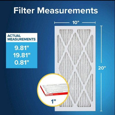 Filtrete 10x20x1 Allergen Defense MERV 11 Air Filter