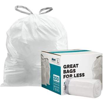 Plasticplace 7-10 Gallon Trash Bags, Black (500 Count) : Target