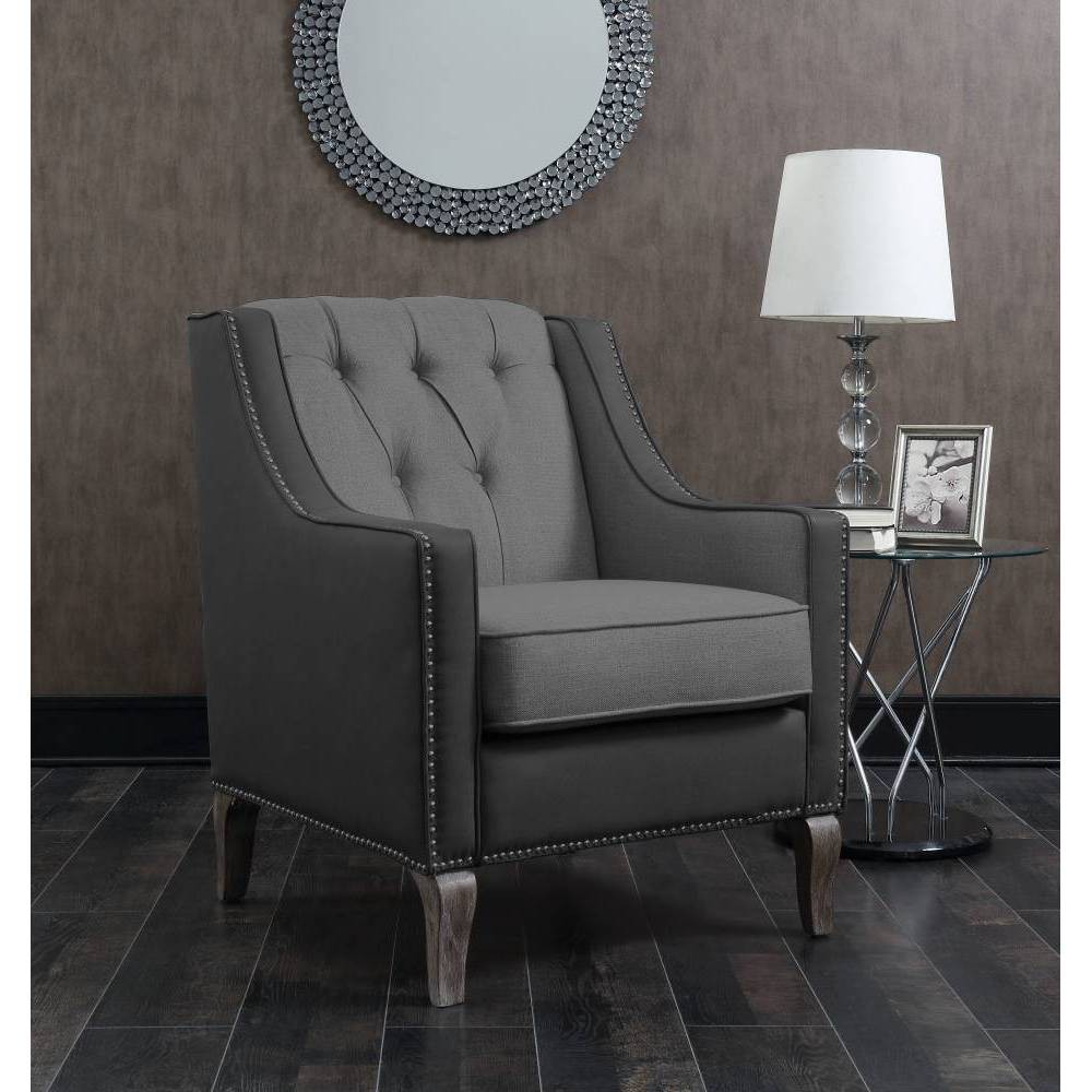 Kris Accent Chair Black - Chic Home Design was $639.99 now $383.99 (40.0% off)