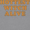 Rerun Island Women Hottest Witch Alive Text Short Sleeve Graphic Cotton Cropped Loose T-shirt - 2 of 4