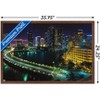 Trends International Cityscapes - Venetian Causeway Framed Wall Poster Prints - 3 of 4