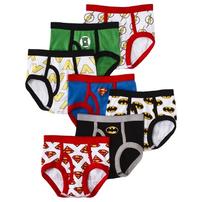 Toddler Boys' Warner Brothers Justice League 7 Pack Briefs 4T