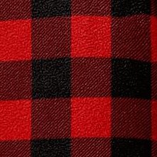 vivid red buffalo plaid