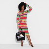 Pride Adult Rainbow Gradient Midi Mesh Dress - 3 of 3