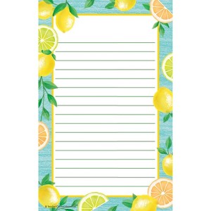 Teacher Created Resources Lemon Zest Notepad, 50 Sheets, 5.25" x 8.5" - 1 of 1