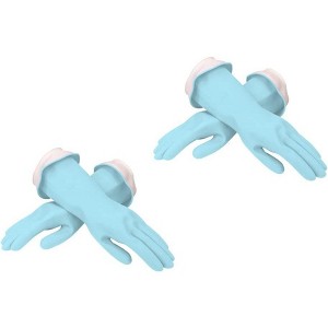 Casabella Premium Waterblock Cleaning Gloves Blue - 2 Pair (4 Gloves) - 1 of 4
