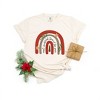 Simply Sage Market Women's Boho Most Wonderful Time Rainbow Short Sleeve Garment Dyed Tee - 3 of 4